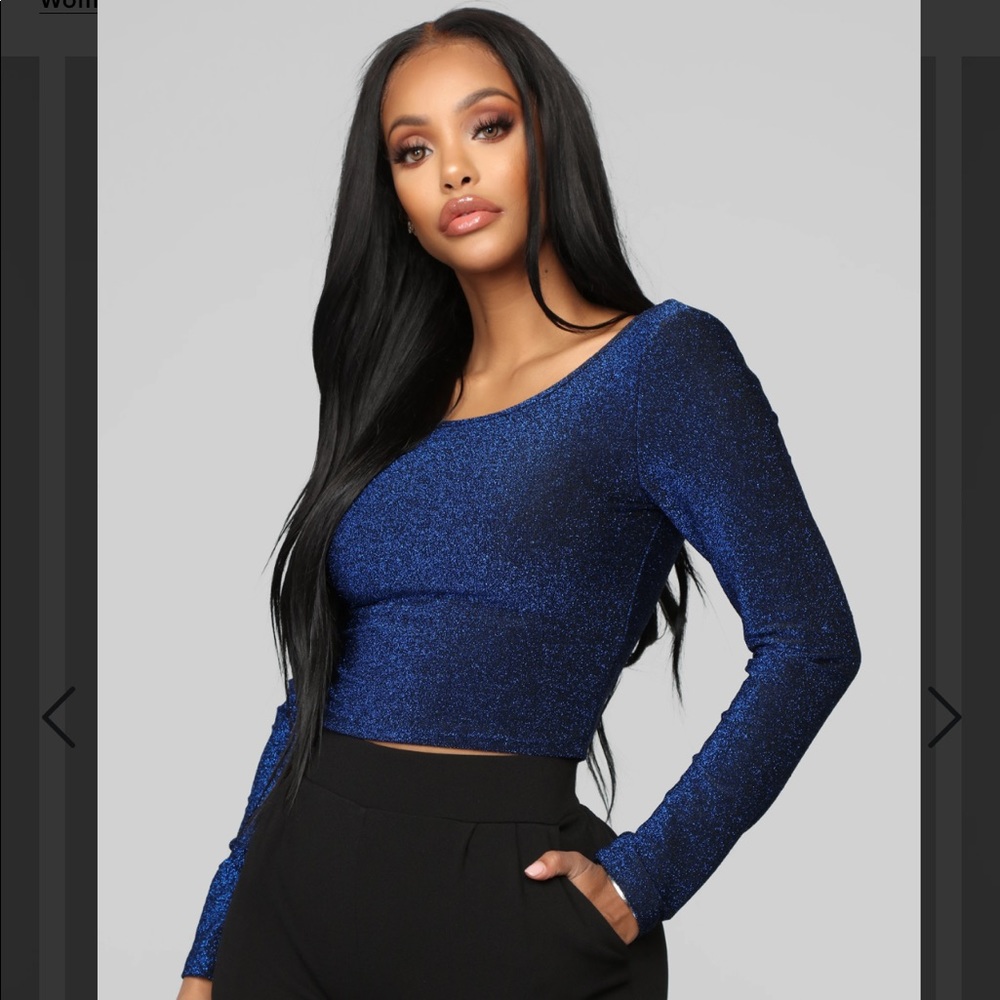 Royal Blue Top